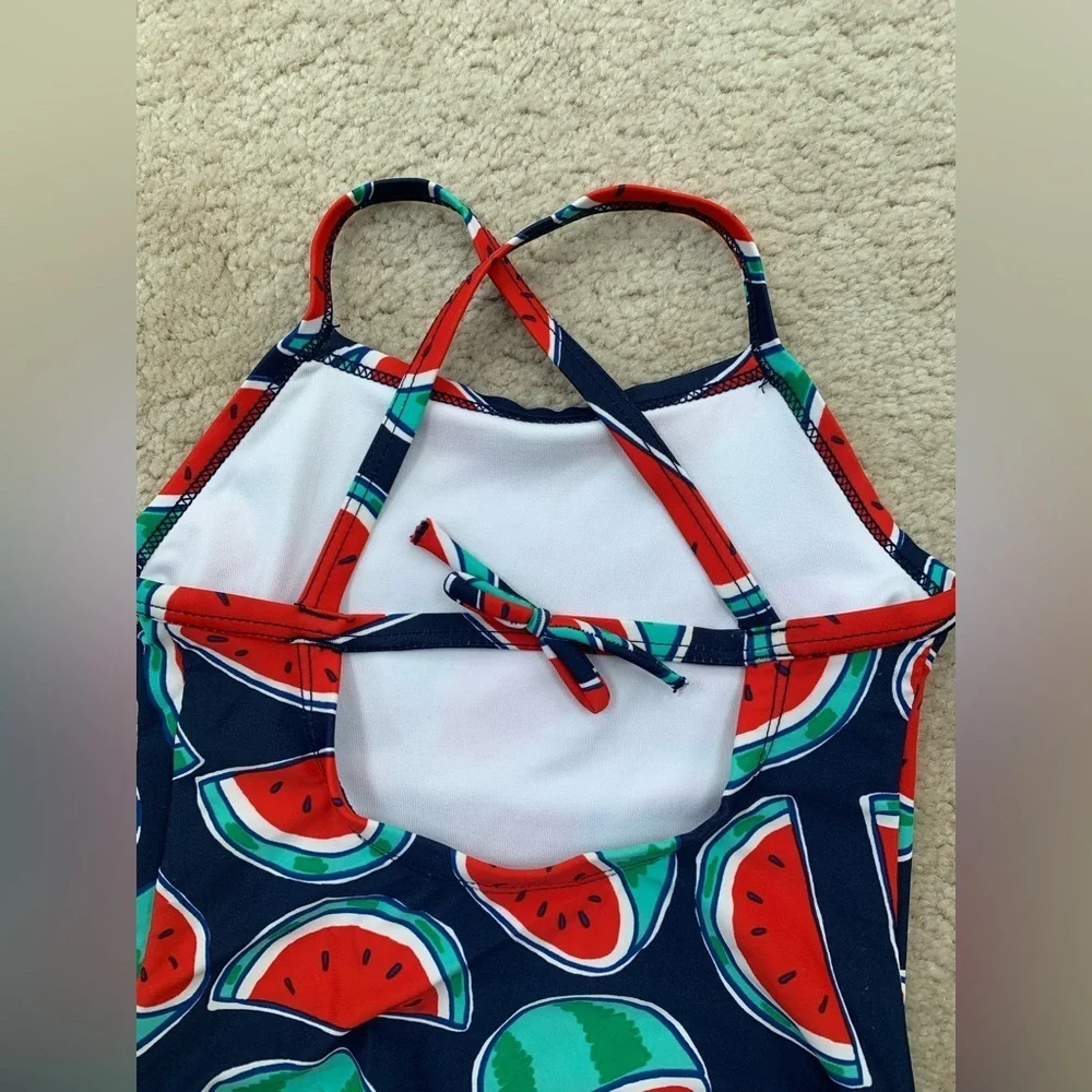 Hanna Andersson Size 90, 3T, Watermelon Print One Piece Swimsuit